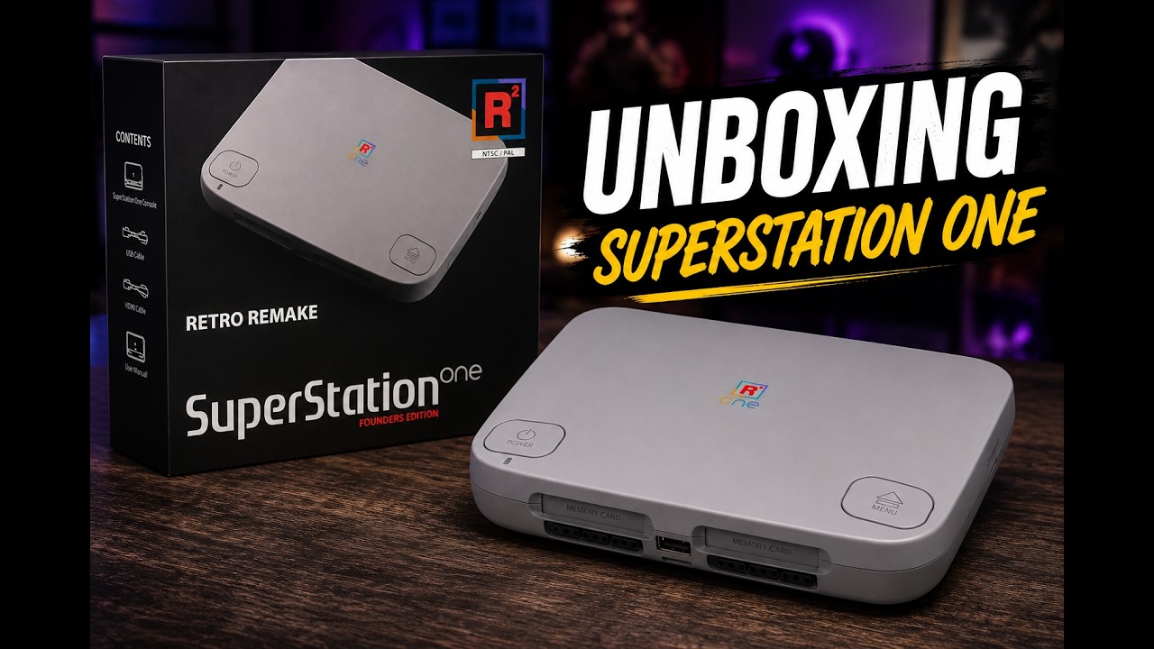 Gaming Debrief Unboxing the SuperStation One FPGA PlayStation 1