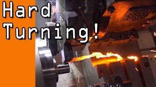 CNC Turning Hard Steel!  WW112