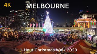 Melbourne City Christmas Walk 2023 Australia 1 Hour Christmas Tour