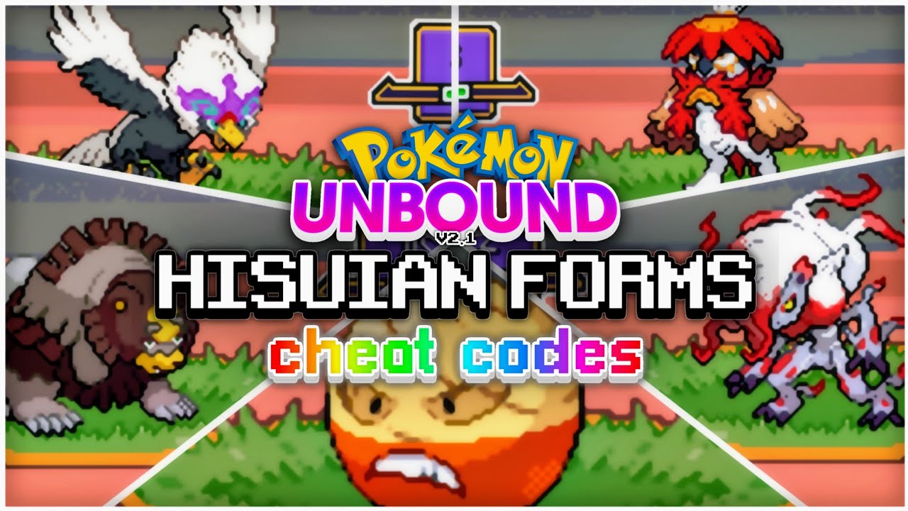 PokéGuide - Unbound new codes