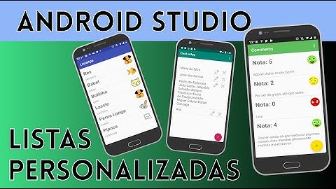 Listview Personalizada - Android Studio e SQLite