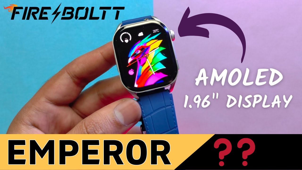 Fireboltt Emperor Review || Amoled 1.96" Display || Don't buy before Watching ❓