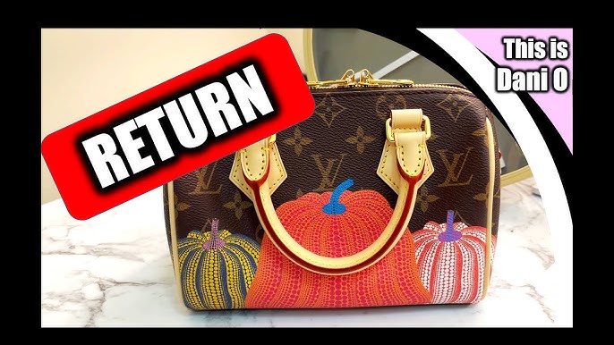 Authenticated Used Louis Vuitton Monogram Pumpkin x YK Speedy