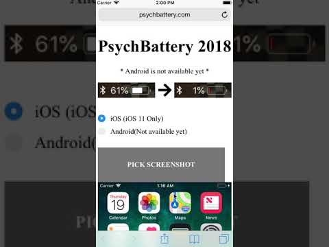 Low Battery Phone Screenshot