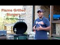 Flame Grilled Burgers & Home Fries| Big Green Egg