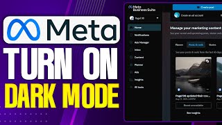 How To Turn On Dark Mode On Meta Business Suite (2026 Updated Tutorial)
