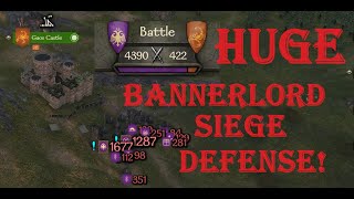 Bannerlord Tactics: "300" Challenge, Volume XIII: Siege Sacrifice (a MASSIVE Siege Defense)