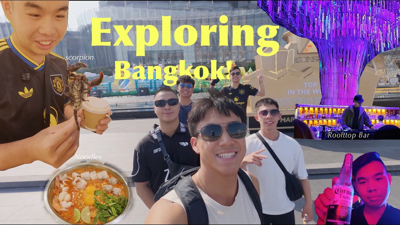 Exploring Bangkok + Eating Good FOOD!  | Vlog Ep 1