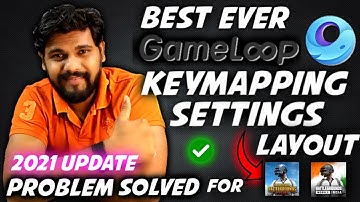 Gameloop Keymapping fix PUBG MOBILE 🔥 all keymapping issue fix ⚡ Best Keymapping controls layout 💯