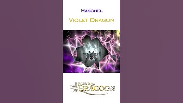 ⚡ Haschel Summons the Violet Dragon! Epic Dragoon Attack | Legend of Dragoon #shorts