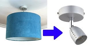 Part 2 - Replace Pendant Light Fitting With One That Doesn't Need A Ceiling Rose