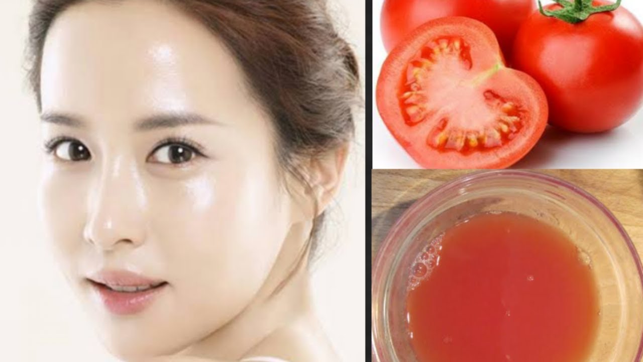 Skin whitening tomato Facial | Tomato face pack for fair, glowing and  Spotless skin permanently - YouTube