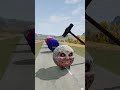 Big &amp; Small Colorful Moon vs Giant Hammer - BeamNG.drive #youtubeshorts  #beamngdrive