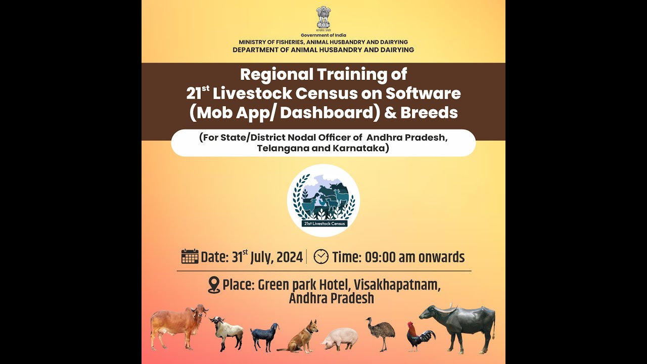 REGIONAL TRAINING OF 21ST LIVESTOCK CENSUS ON SOFTWARE (MOB APP