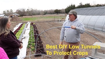Best DIY Low Tunnel EMT Hoops & Clamps