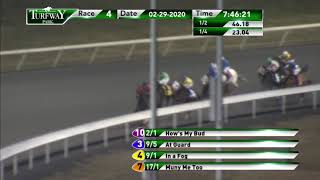 RACE 4 PROGRAM Feb 29th 2020