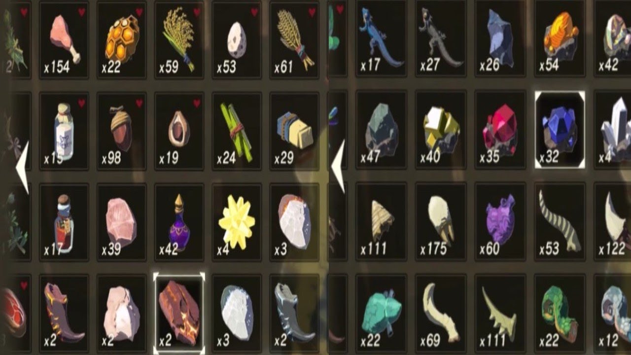 All Items in Breath of the Wild - YouTube