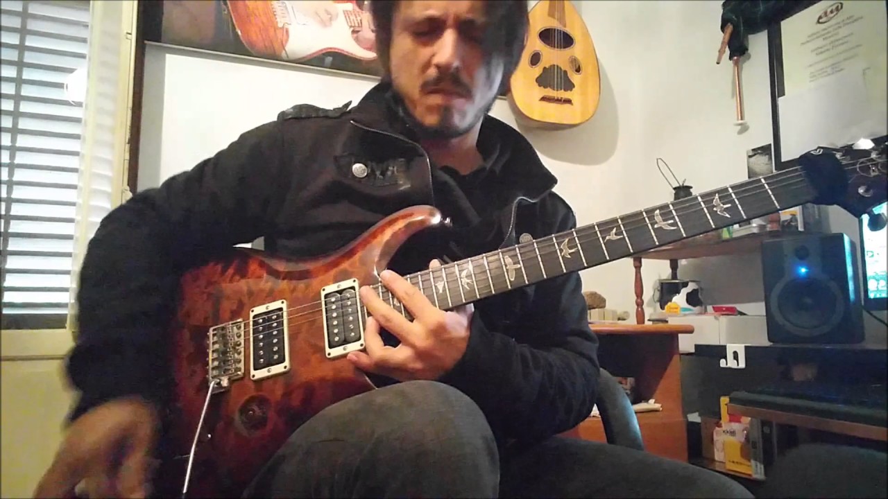 Simone Luca Ferrara - The Spirit Carries On - Guitar SOLO - Dream Theater Cover