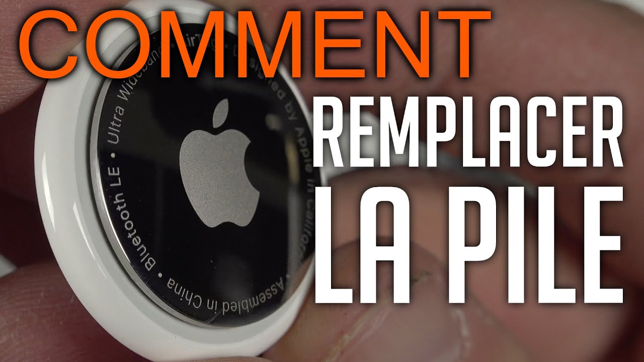 Comment remplacer la pile d'un AirTag de Apple 