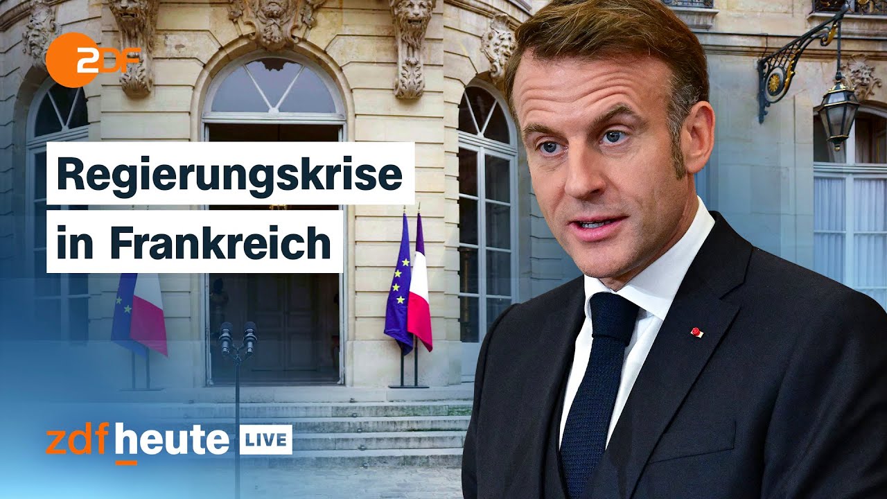 Frankreich: Premierminister Lecornu tritt zurück – was das für Macron bedeutet | ZDFheute live
