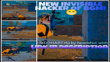 New Invisible Hacker OF Bgmi 😁 #hacker #bgmihacks