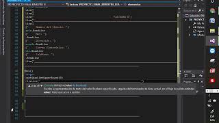 FACTURA EN VISUAL BASIC  EN CONSOLA
