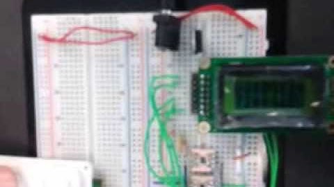 PIC16F887 Temperature Sensor and Clock Display