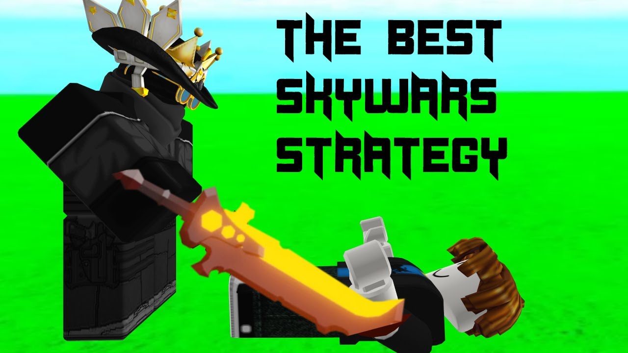 The *BEST* Skywars Strategy In Roblox Bedwars - YouTube