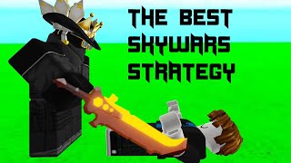 The *BEST* Skywars Strategy In Roblox Bedwars