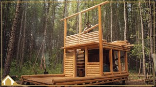 EP27: Off Grid Cabin Build // Starting Second Floor Walls