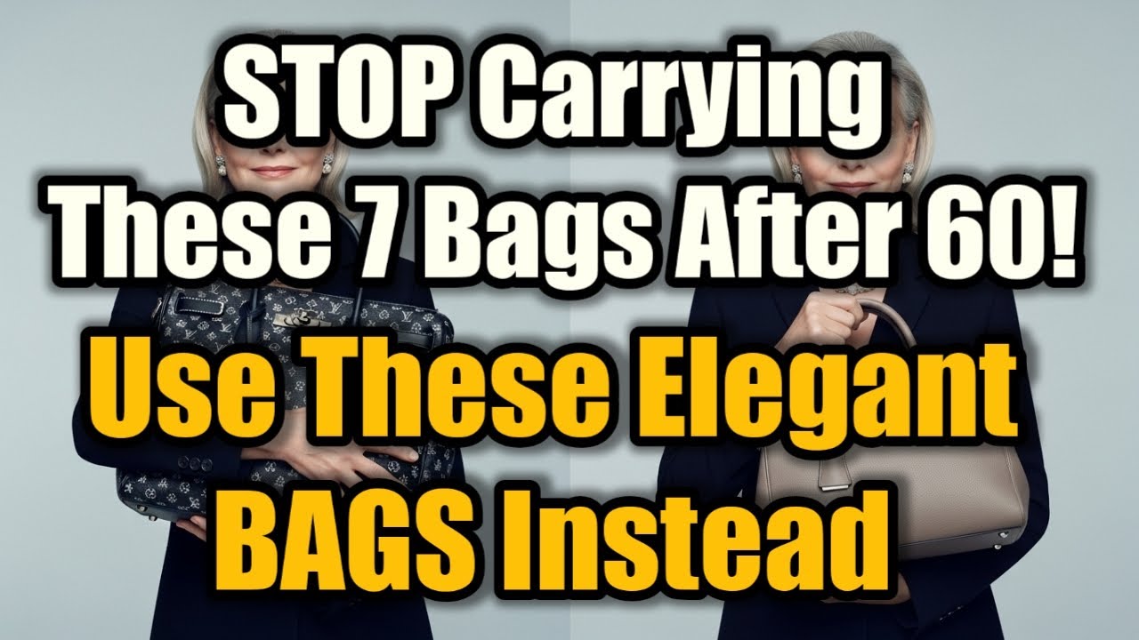7 сумок, которые старят вас после 60 (вместо них воспользуйтесь этими элегантными сумками!)