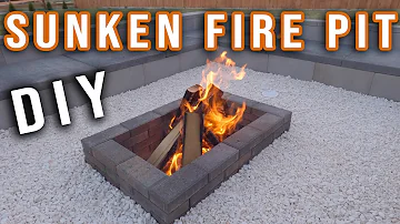 DIY: Modern (Sunken) In ground Fire Pit