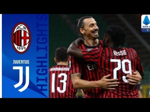 ملخص مباراة يوفنتوس و ميلان 2 4 سقوط اليوفي 
