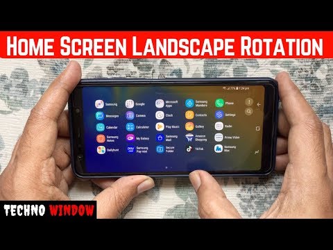 Enable or Disable Home Screen Landscape Rotation in Samsung Galaxy A7 (2018) hqdefault