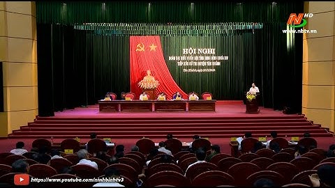 Đoàn ĐBQH tỉnh tiếp xúc cử tri tại huyện Yên Khánh.