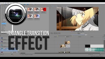 Sony Vegas Pro TRIANGLE TRANSITION EFFECT Tutorial