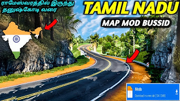 Finally! 🔥 New RAMESWARAM TO DHANUSHKODI Map Mod For Bus Simulator Indonesia।Bussid Mod Map 4.3.3