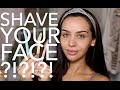 HOW I Shave My Face! Carli Bybel