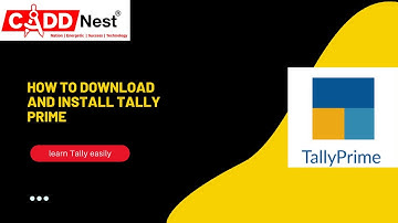 #caddnest #tallyprime how to download and install tally prime