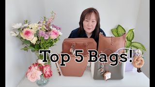MY TOP 5 | My most used bags for the first half of 2025 #loewe #hermes #valextra