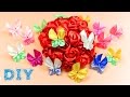 БАБОЧКИ из Лент Своими Руками / Ribbon Butterflies Tutorial / ✿ NataliDoma