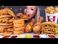 ASMR POPEYES VS KFC *MOST POPULAR FOOD* CHICKEN SANDWICH, FRIED CHICKEN, APPLE PIE, FRIES MUKBANG 먹방