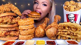 ASMR POPEYES VS KFC *MOST POPULAR FOOD* CHICKEN SANDWICH, FRIED CHICKEN, APPLE PIE, FRIES MUKBANG 먹방 screenshot 4