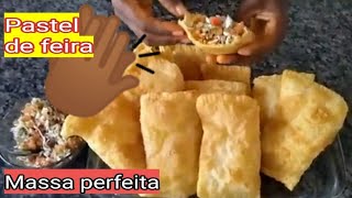 COMO FAZER A MASSA DE PASTEL IGUAL AO DE FEIRA. #massadepastel Aqui eu conto o segredo!!!