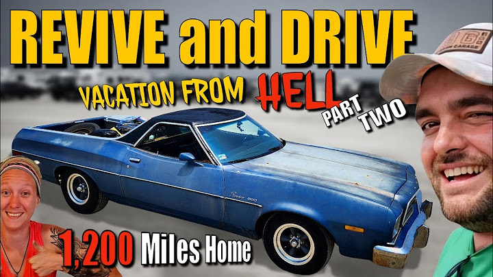 Will This ABANDONED Ranchero Run and Drive 1200 Miles to the Beach and Home?