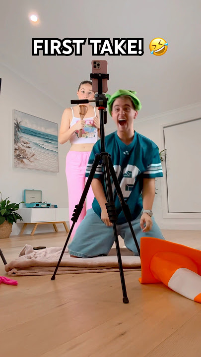 FAIL! 🤣 - Jasmin and James #funny #shorts