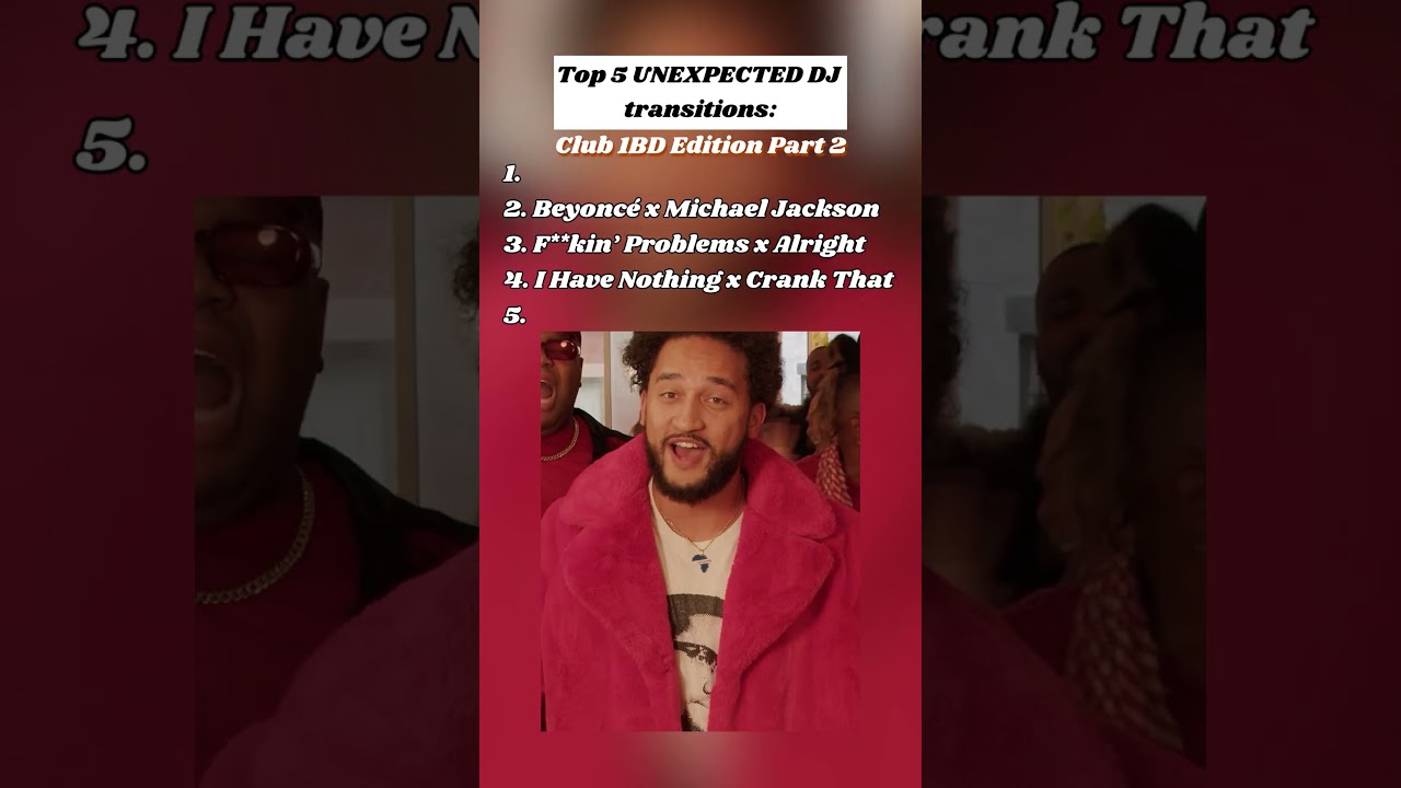 Club 1BD’s top 5 most unexpected DJ Transitions Pt. 2! Do you agree with this list?🤔 