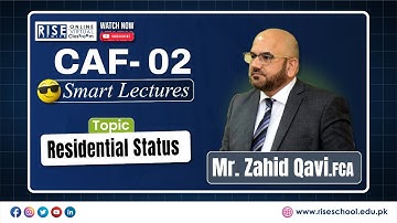 CAF 2   Sir Zahid Qavi   Smart Lecture 01 Sep 25