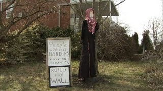 'Build the Wall' mannequin yard display causing controversy