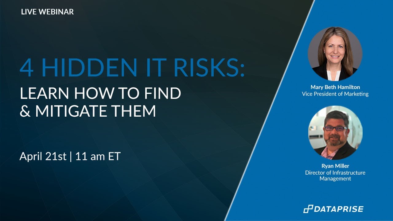 Hidden Risk It The Top 4 Hidden IT Risks & How to Mitigate Them - YouTube